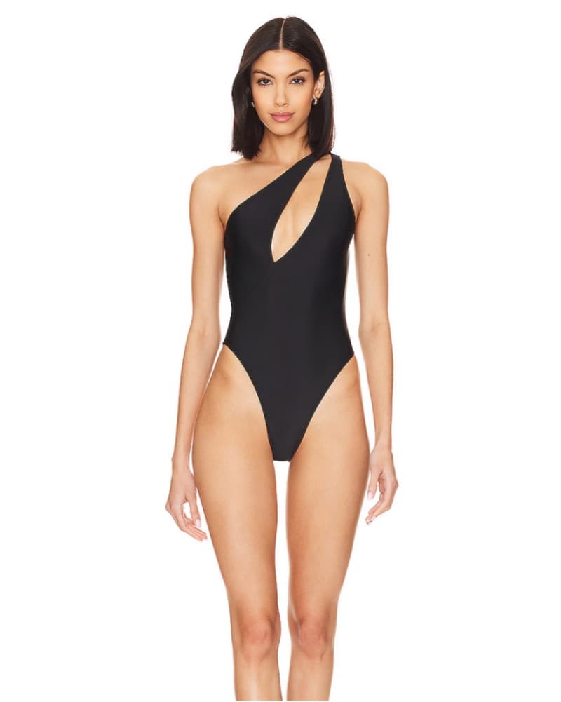 Sleek One-Shoulder Swimsuit/ Bodysuit - Image 1