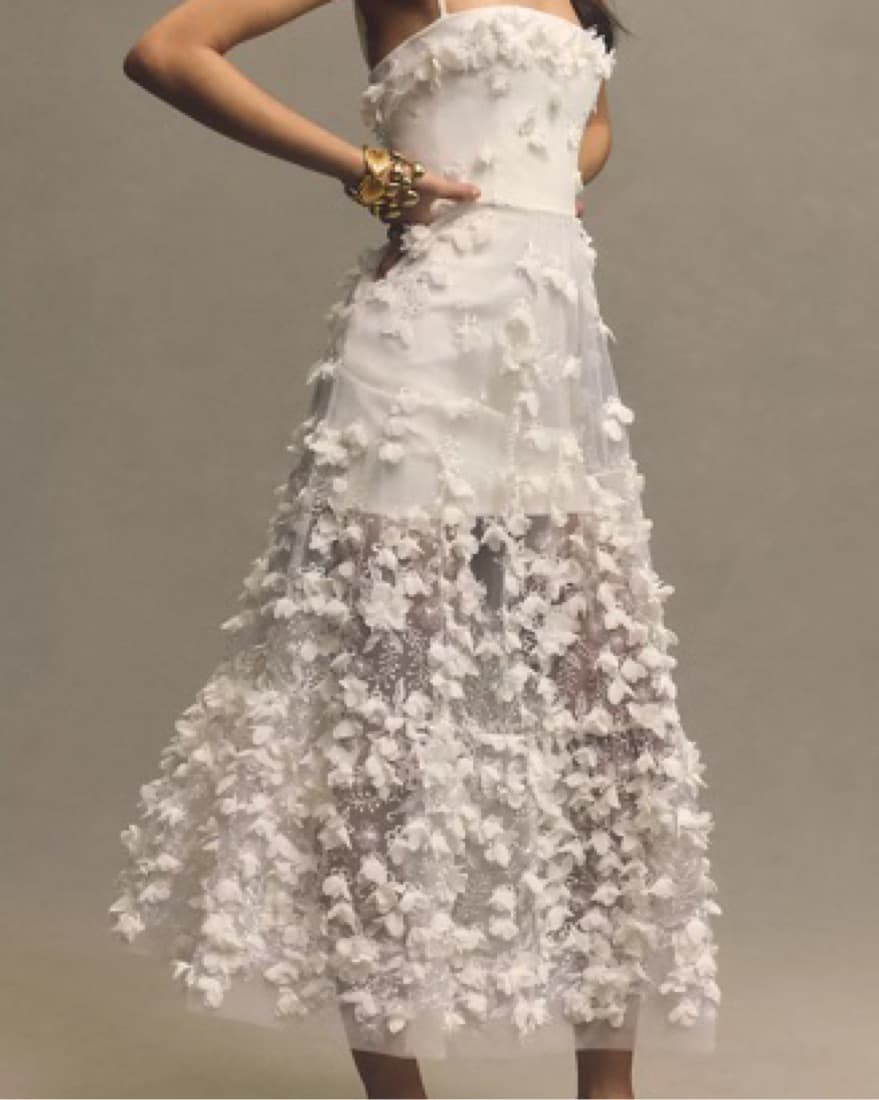 Helsi 3D Floral Dress - Image 2
