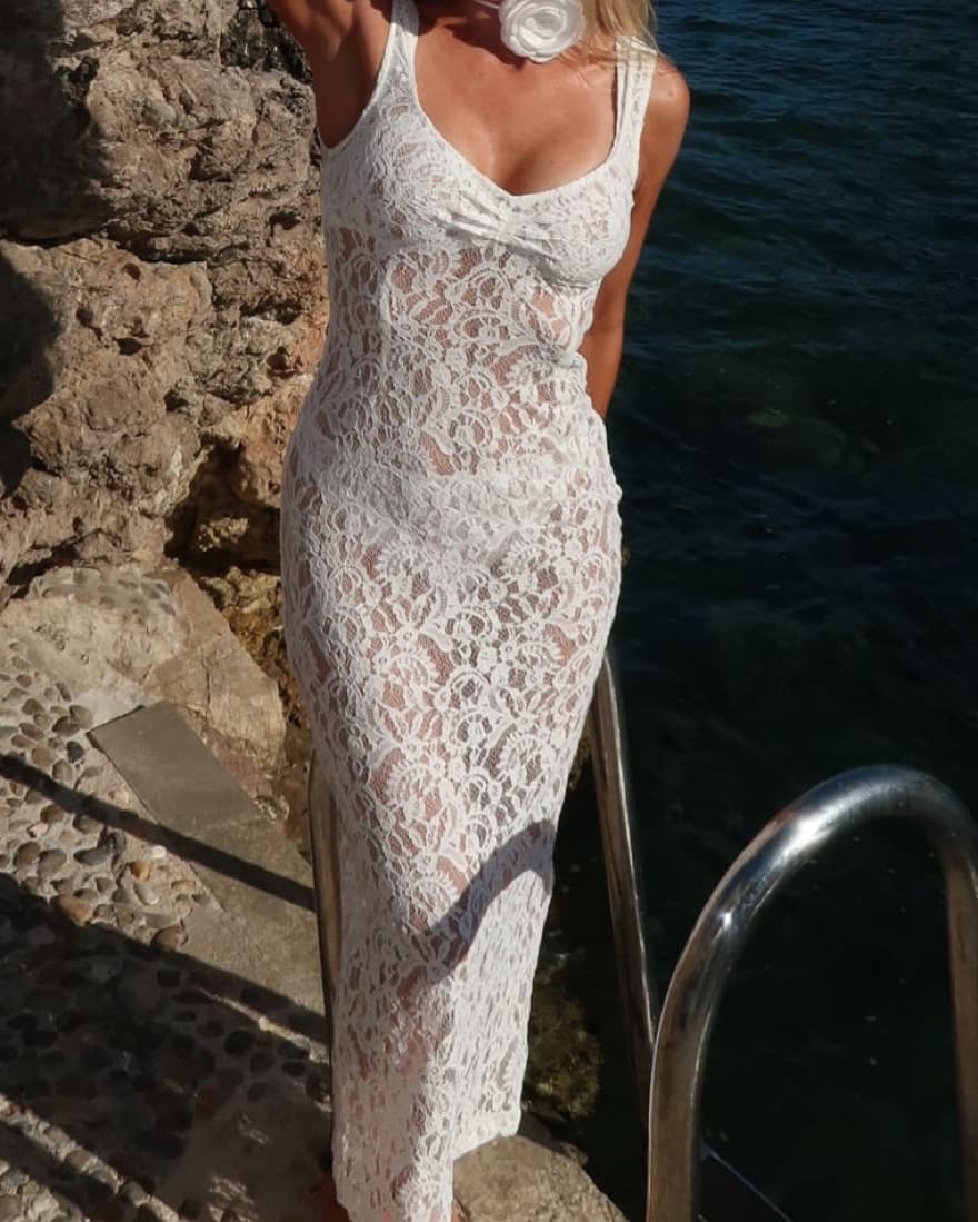 Rumoured Chateau Lace Dress - Image 2