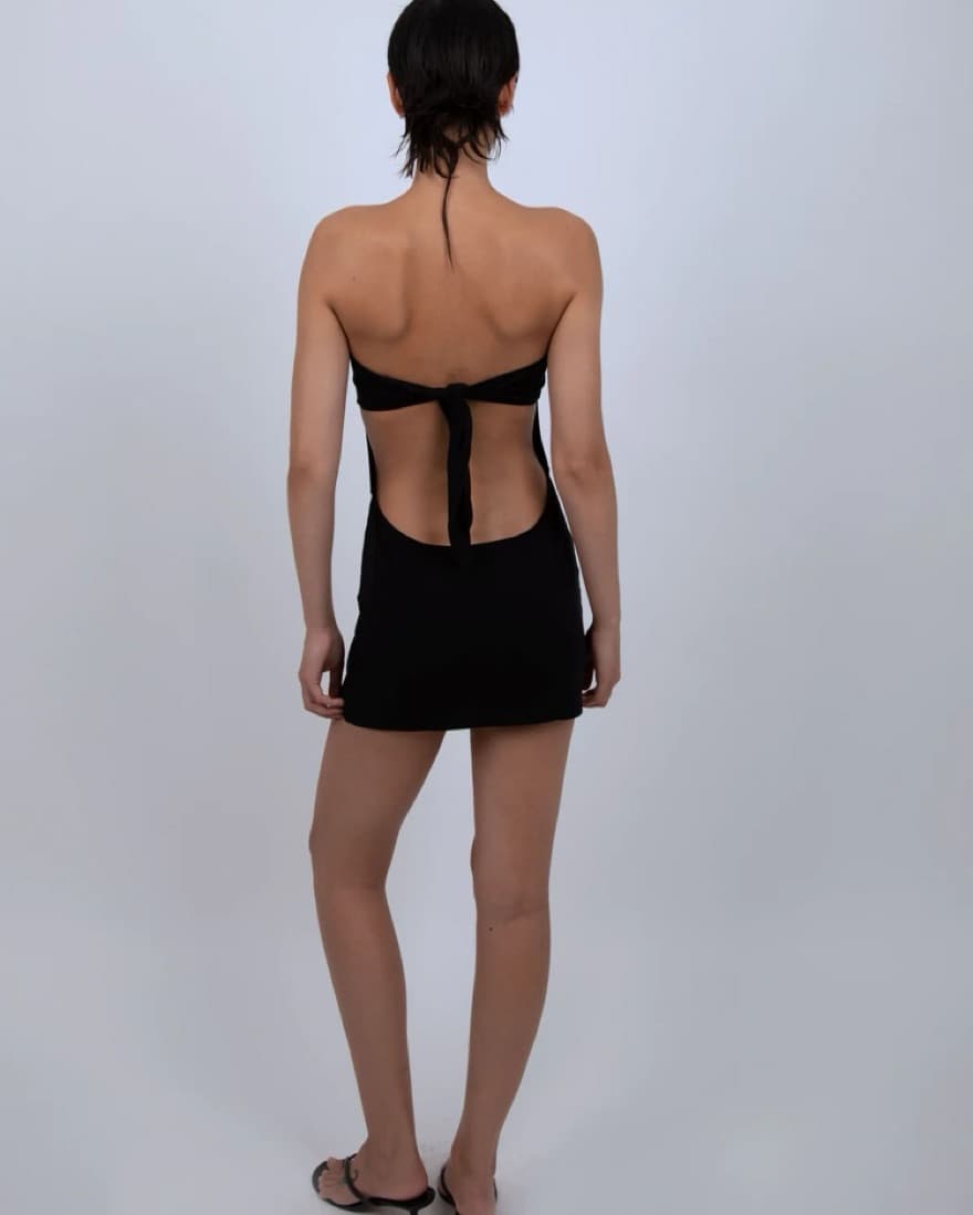 Buci NYC Flower Plunge Dress - Image 4