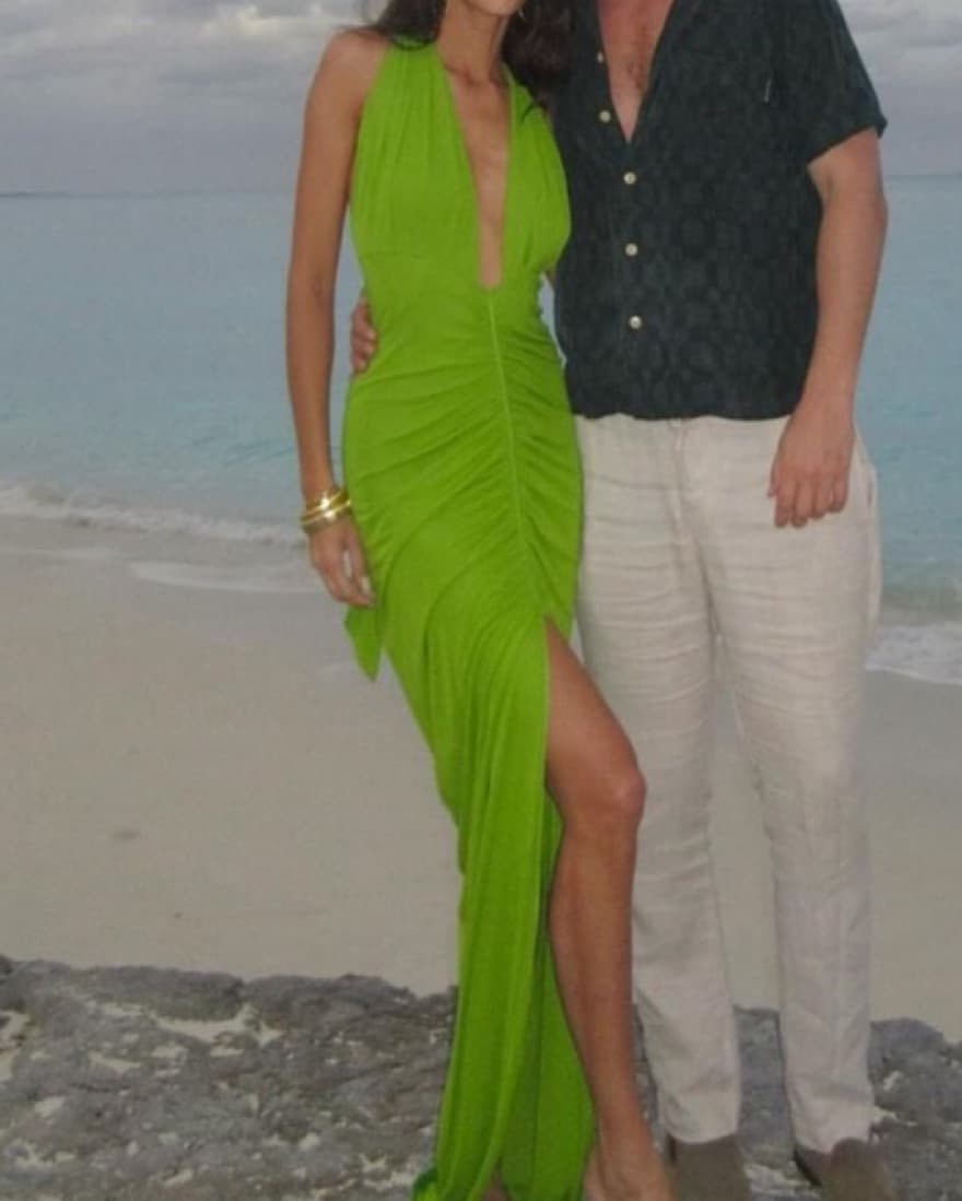 Rat And Boa Daria Dress In Green - Image 3