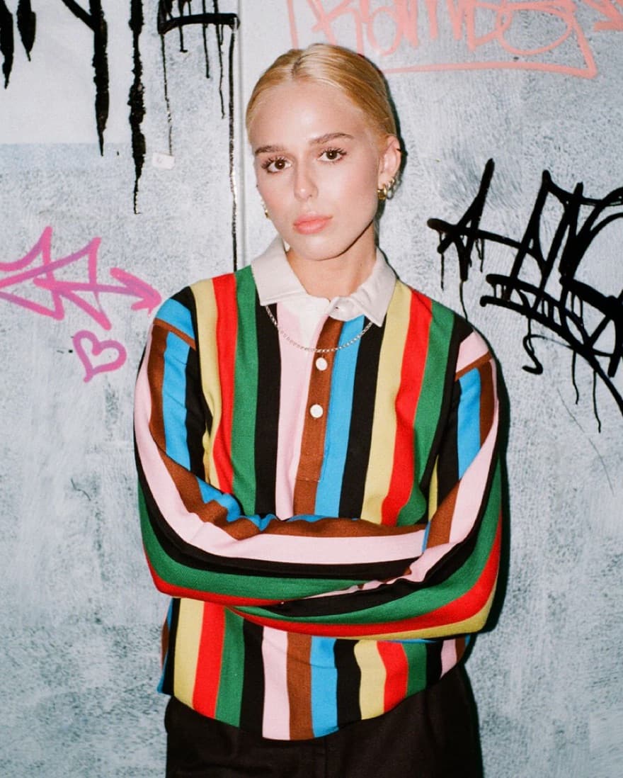 Rowing Blazers Rainbow Stripe Top - Image 1