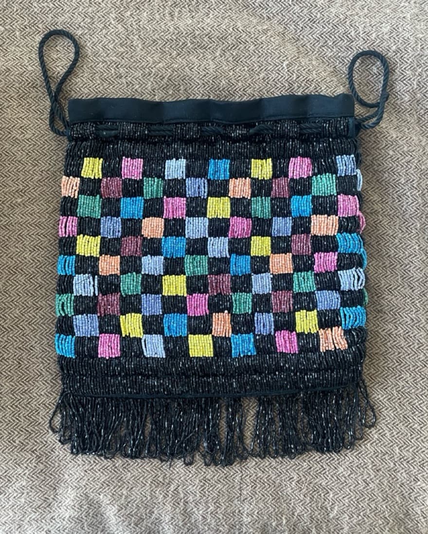 Staud Beaded Draw String Bag - Image 1