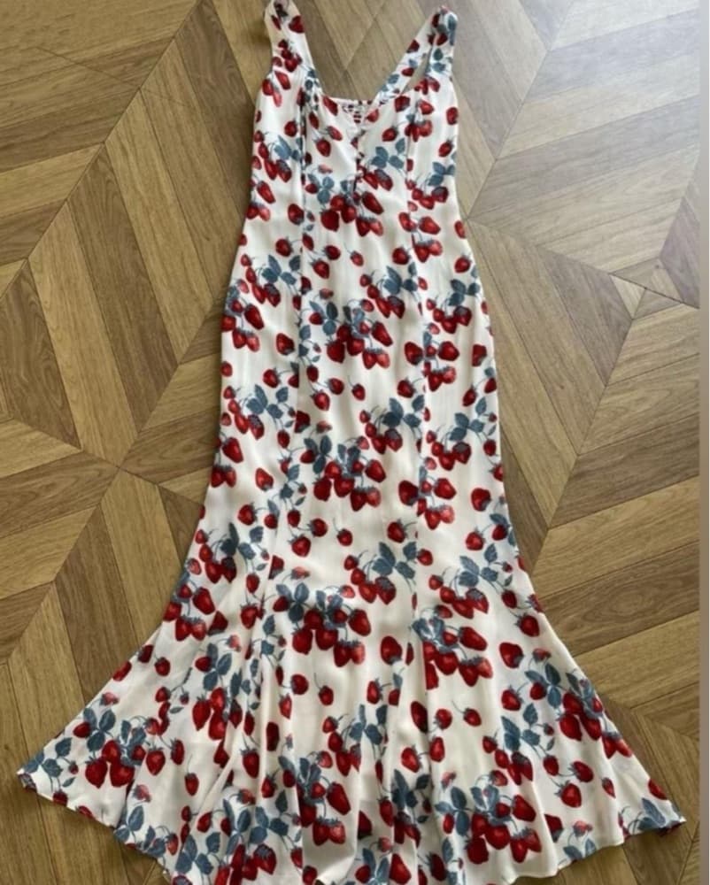 Lanie Dress Reformation Midi Red 0/2  - Image 2