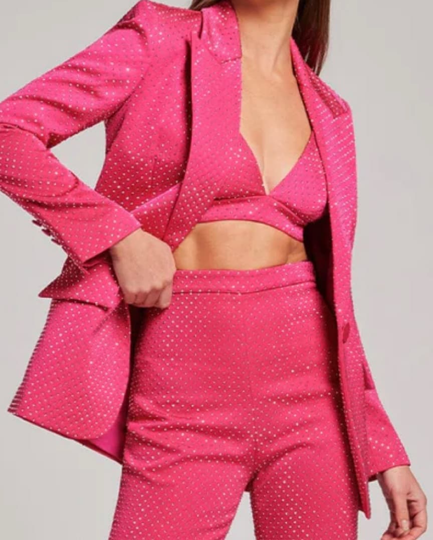 Nadine Merabi Pink Suit  - Image 4