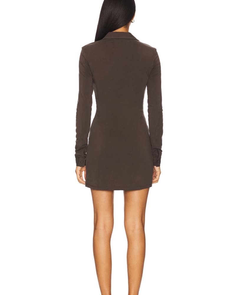 Ruched Button-Down Dress - Image 3