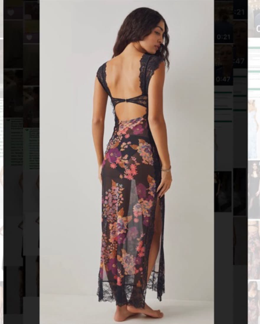 Free People Suddenly Fone Maxi Slip - Image 2