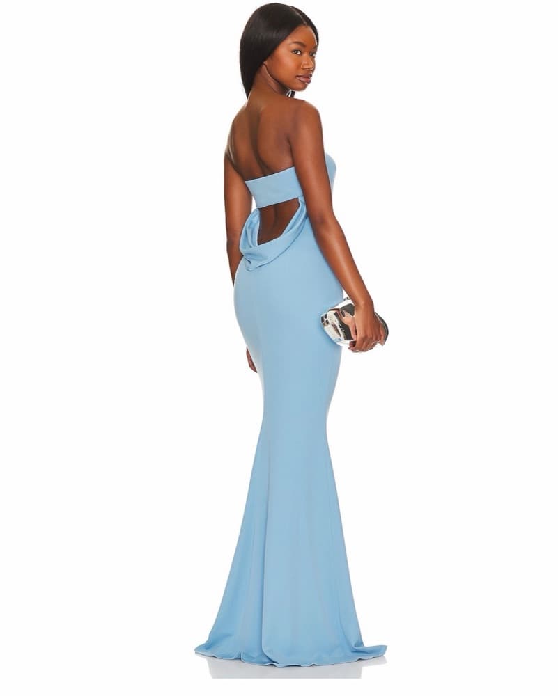 Mary Kate Gown In French Blue - Image 1