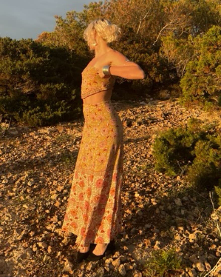 Floral Two Piece Designer Set  - Image 5