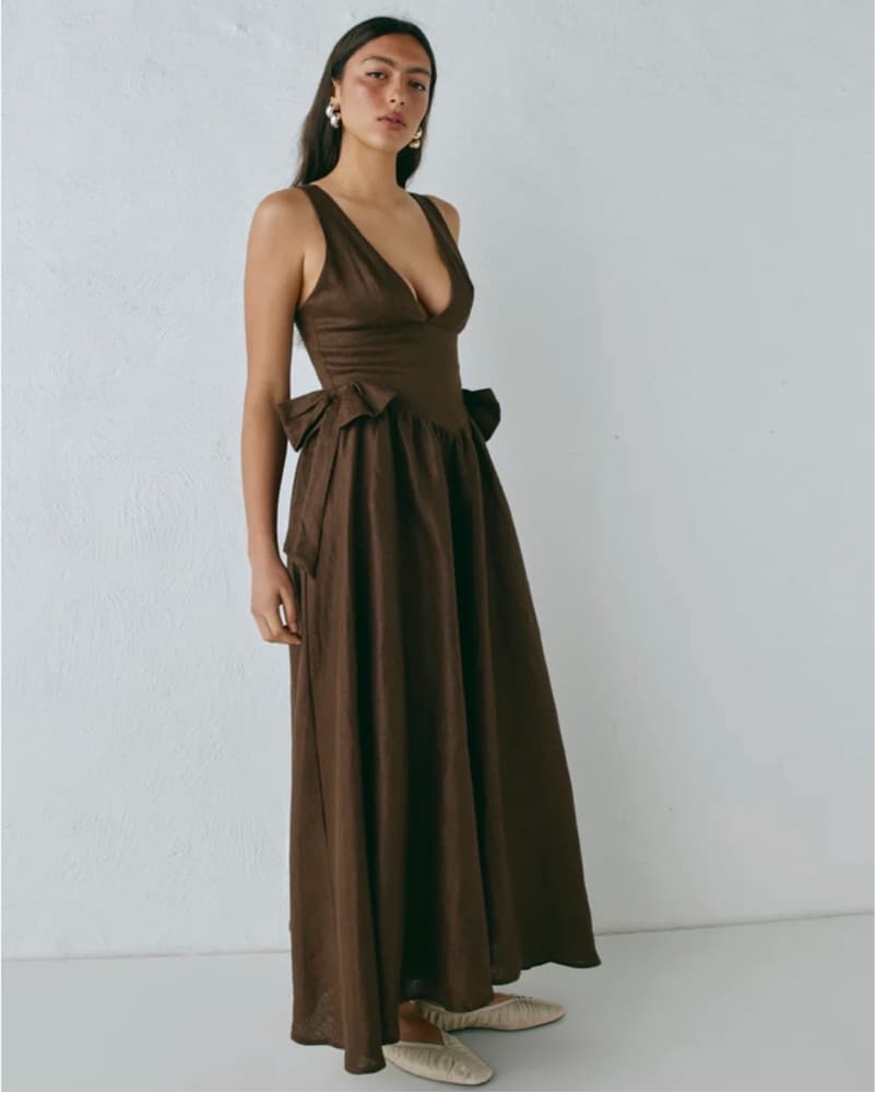 VRG GRL Linen Dress - Image 3