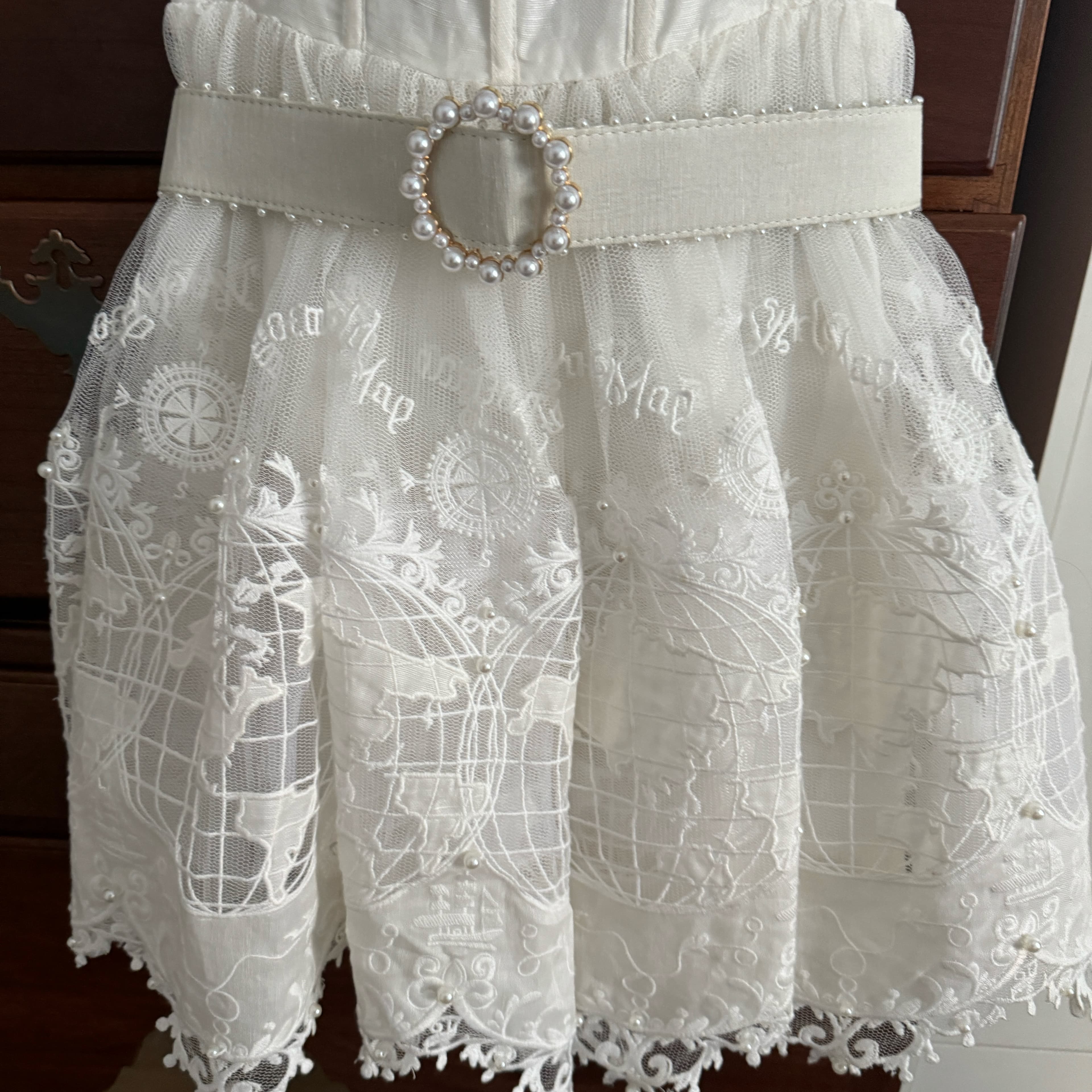 White Zimmerman Belted Mini Dress - Image 3