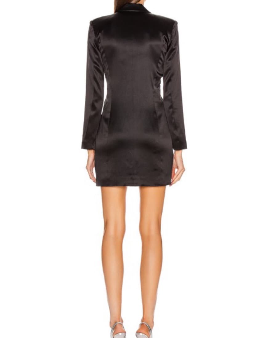 Fleur Du Mal Hook & Eye Satin Dress - Image 3