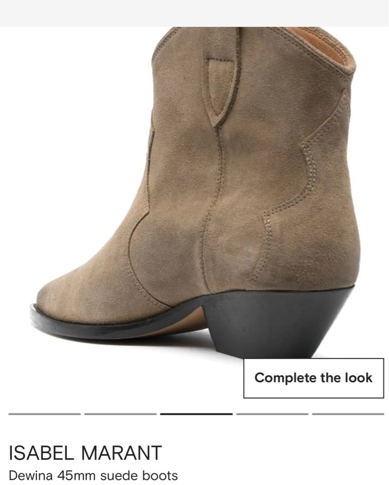 Isabel Marant Green Brown Suede Boots - Image 3