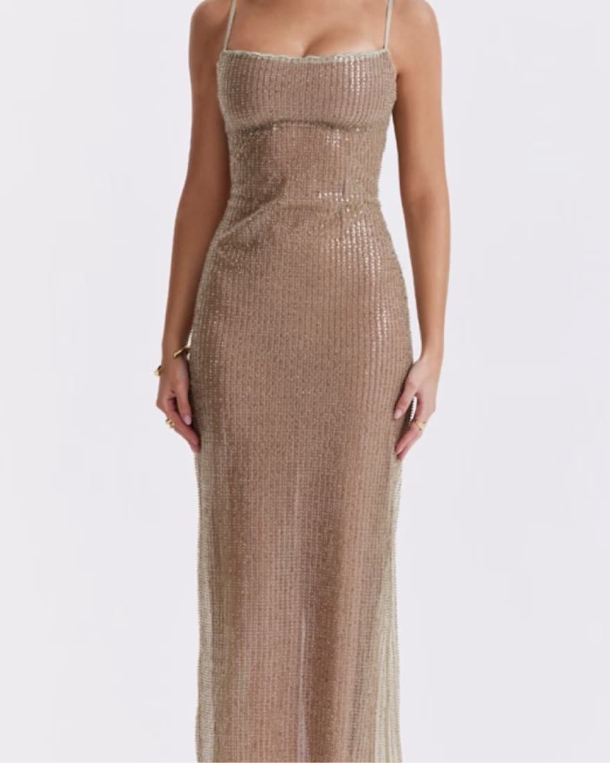 Beaded House Of CB Maxi Dress - Image 3
