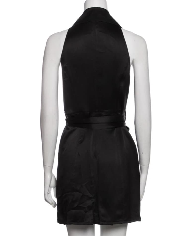 Burberry London Vintage Silk Wrap Dress - Image 2