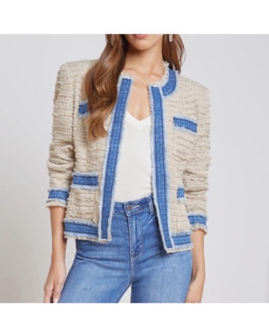 L’agence Tweed Work Blazer - Image 1