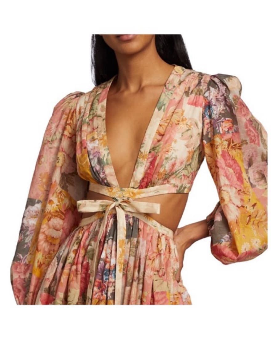 Zimmermann Pattie Bow Floral Maxi - Image 4
