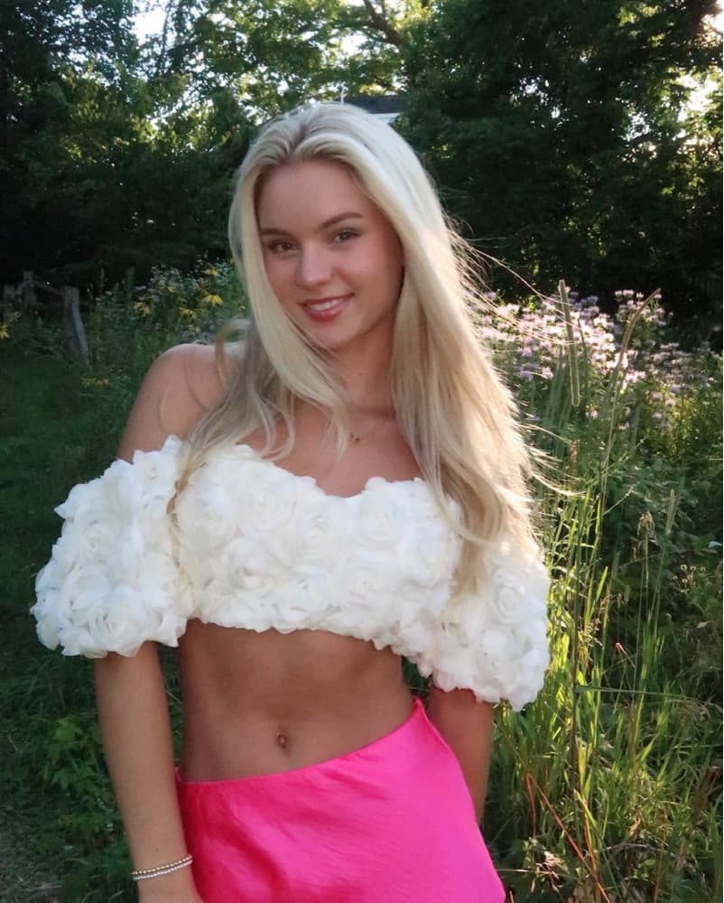 White Floral Top  - Image 2