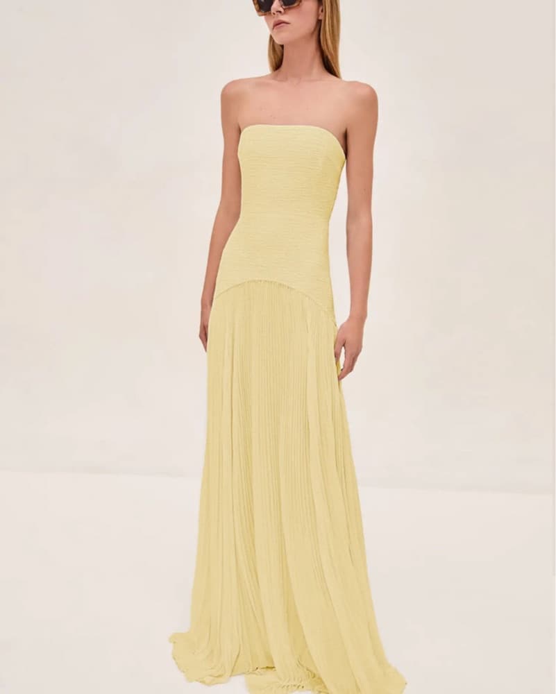 Alexis Sunniva Dress In Yellow  - Image 1