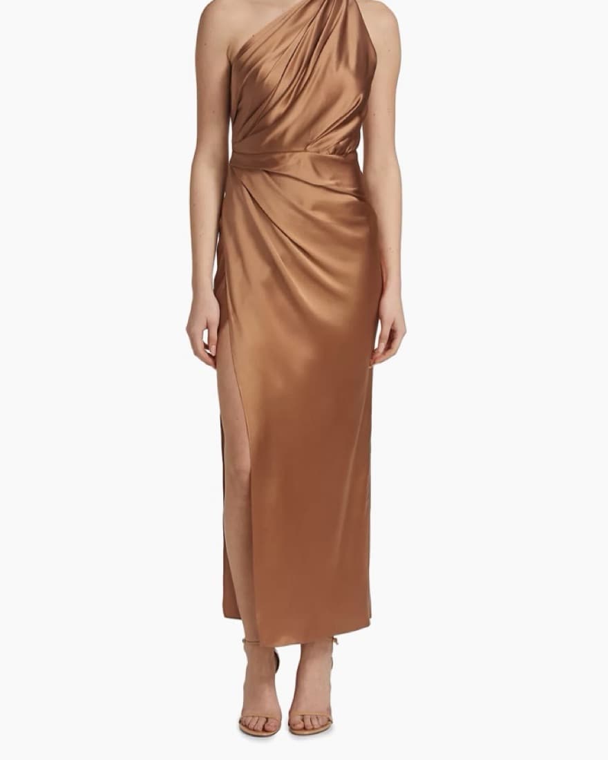 The Sei Silk Satin Dress - Image 3