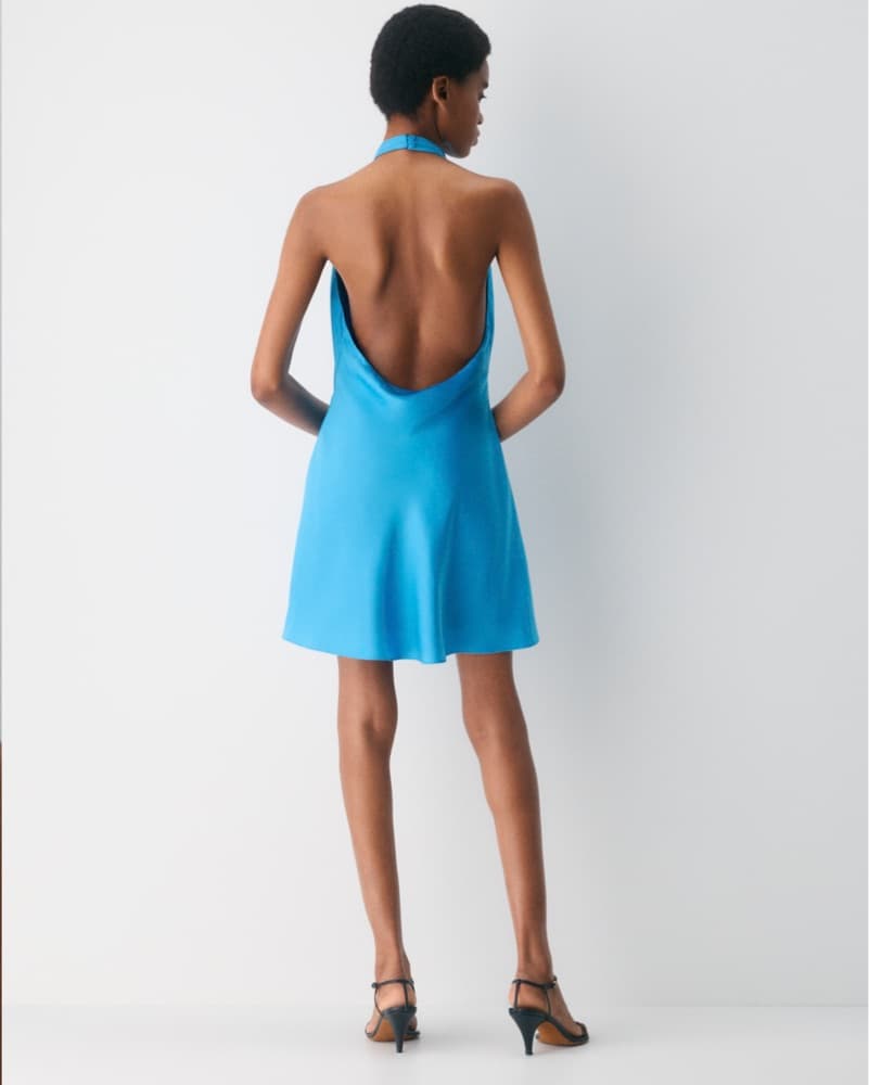 Audience Satin Mini Dress - Image 2