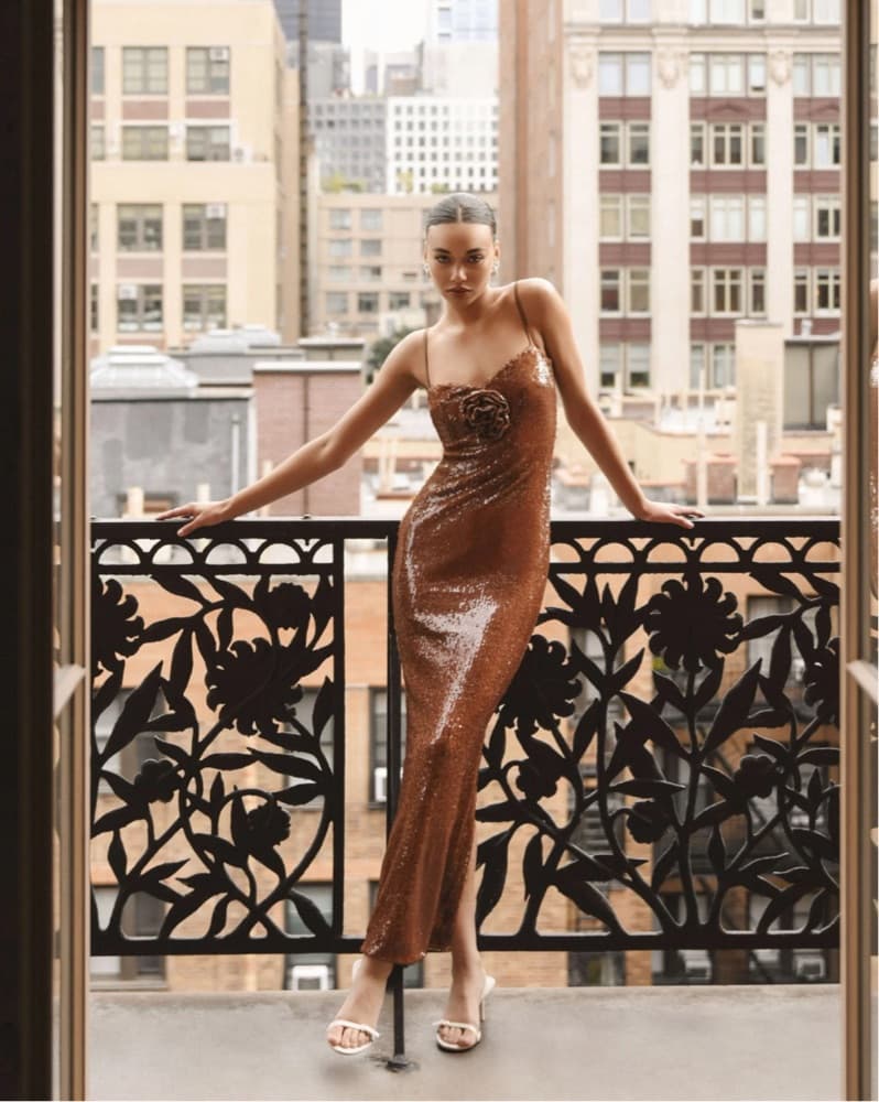 Sparkly Wedding Guest Dress  - Image 2