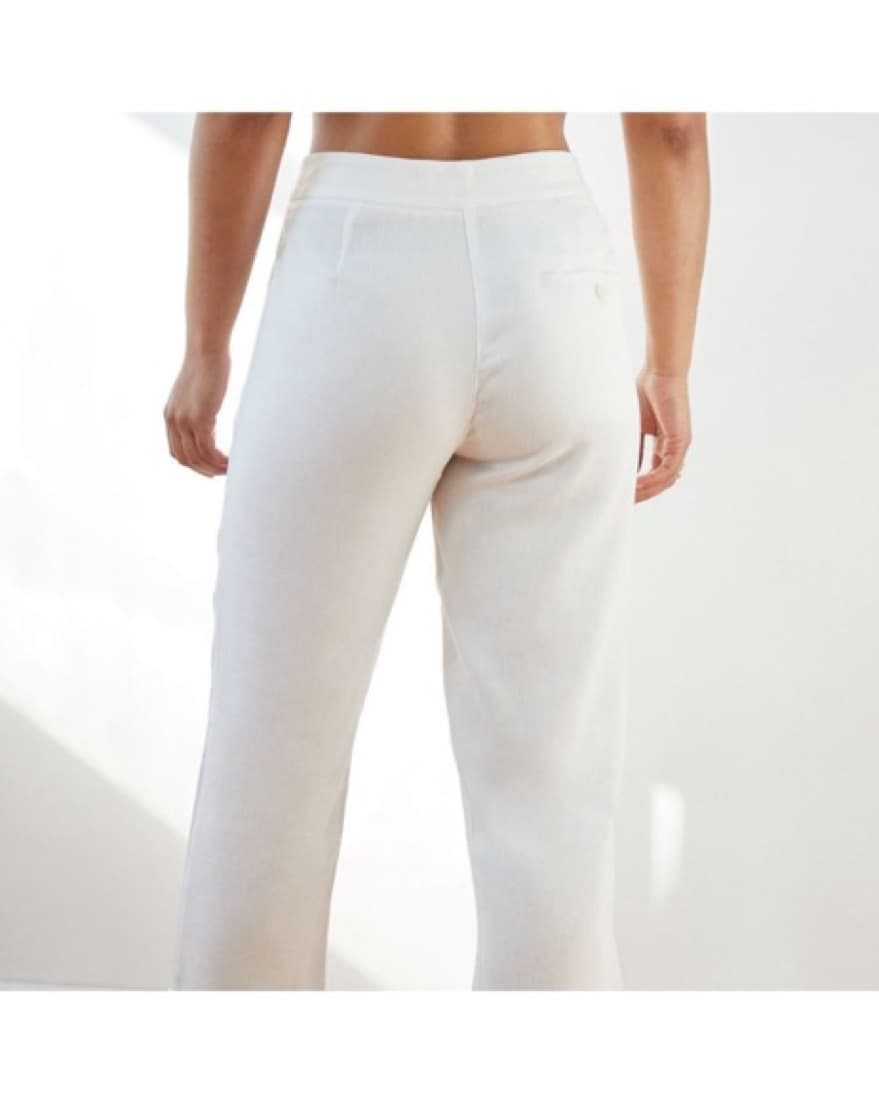 Aritzia Wilfred Linen Pants White - Image 3