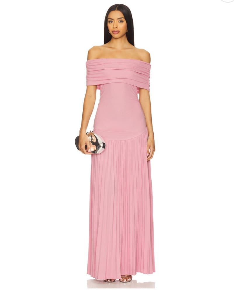 Pregnancy-Friendly Pink Lioness Dress - Image 1