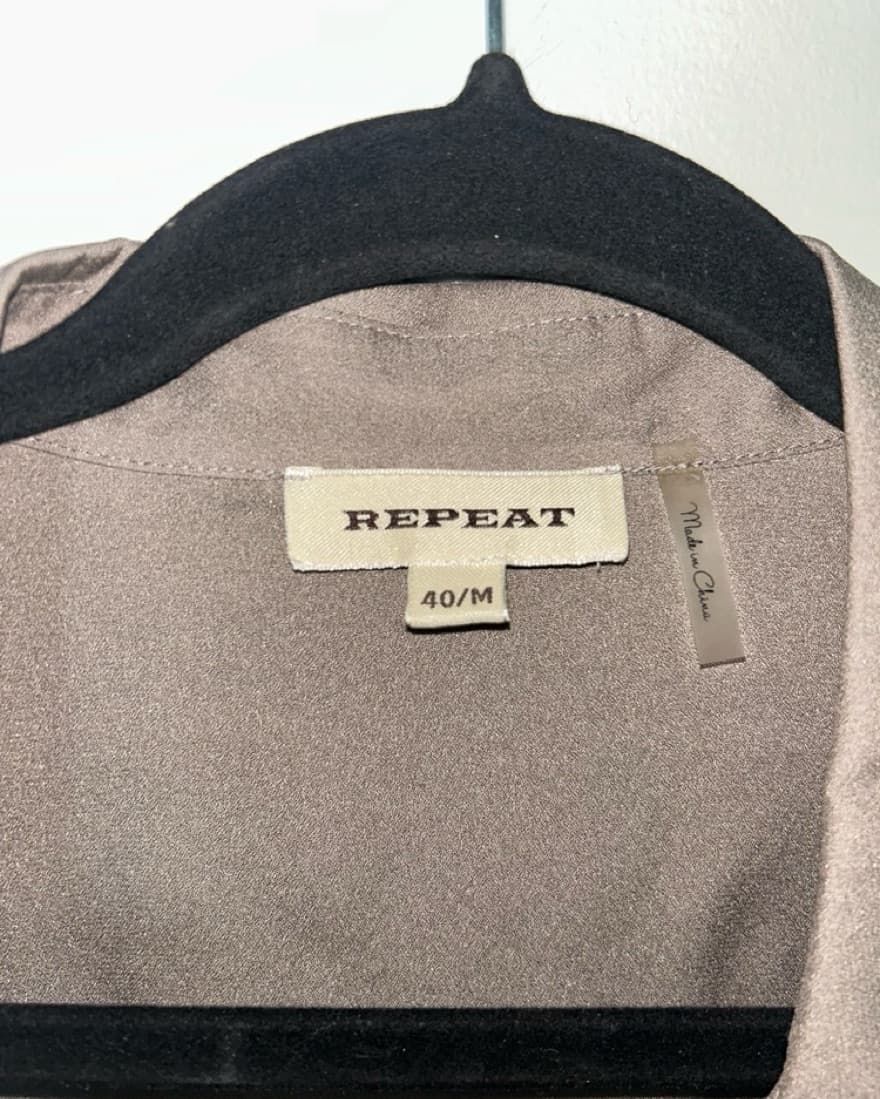 Sophisticated Tope Repeat Button Up  - Image 2