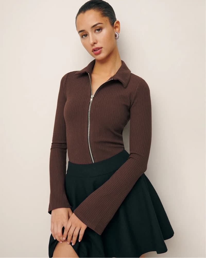 Reformation Duke Knit Top - Image 1