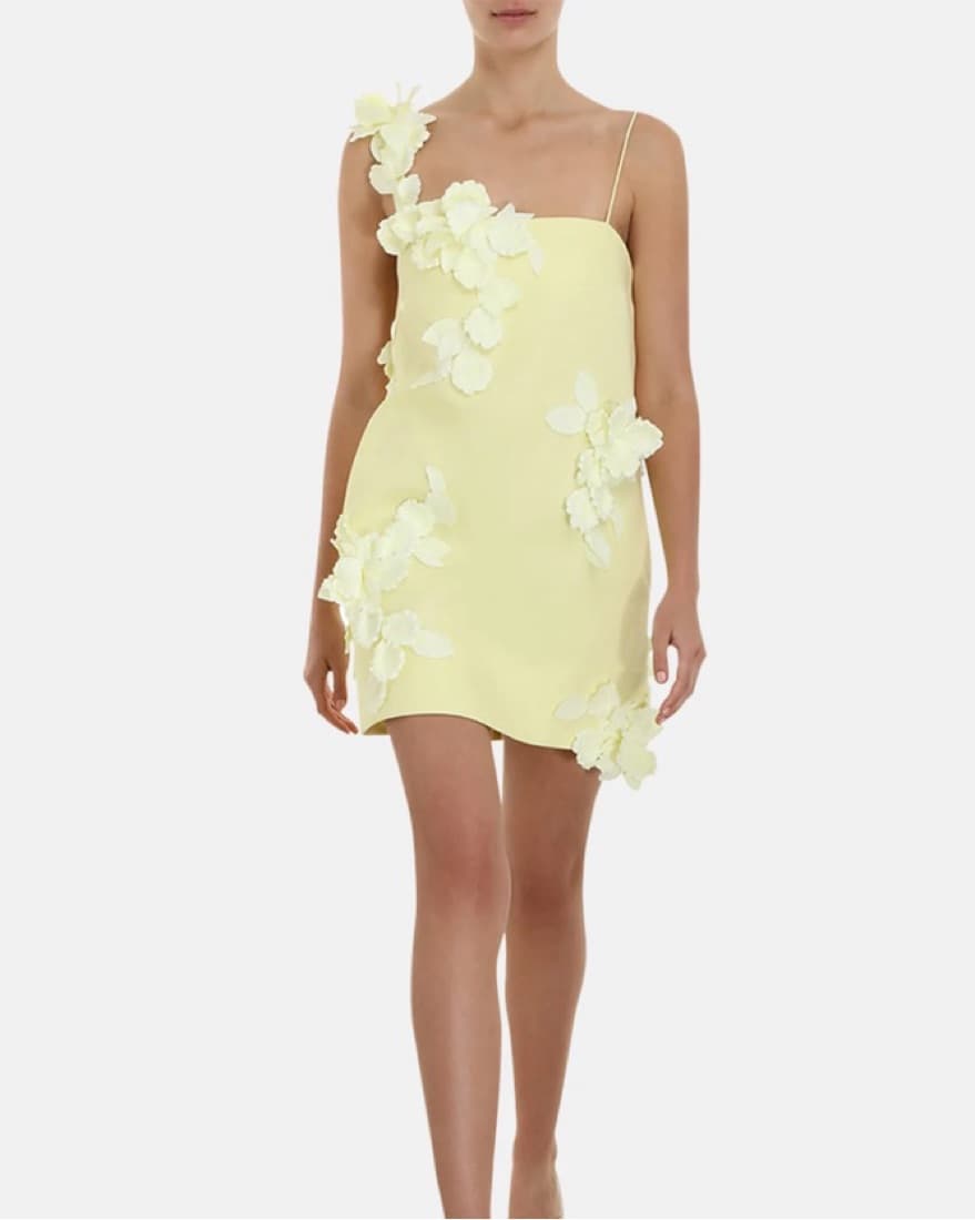 Zimmermann High Tide Yellow Shift Dress - Image 2