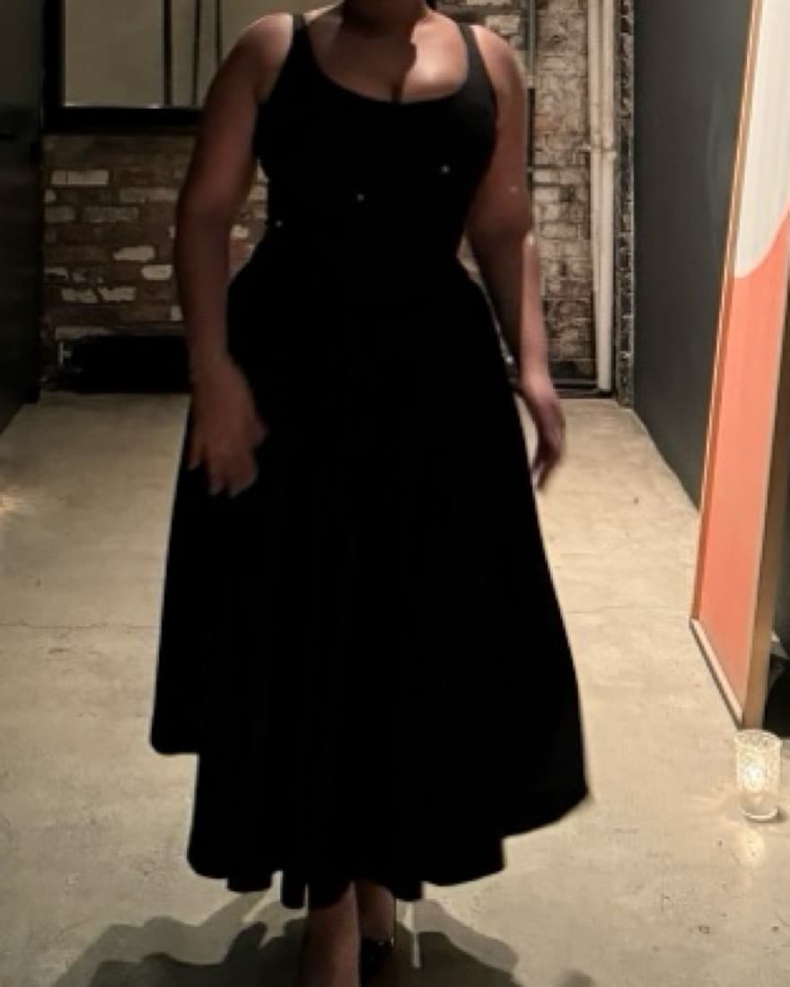 Black Midi Zara Dress - Image 3