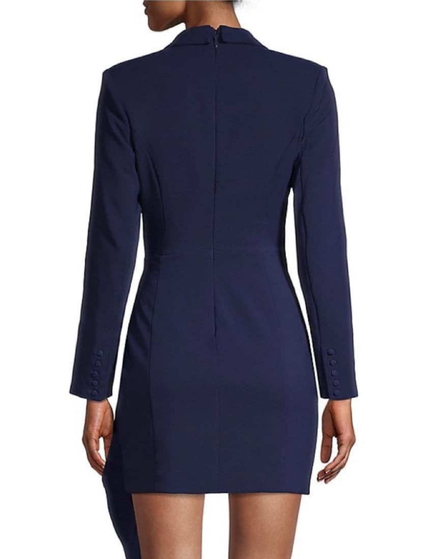 Draped Blazer Minidress - Image 3
