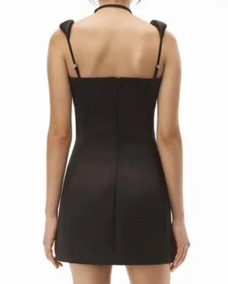 Chic Black Mini Dress - Image 3