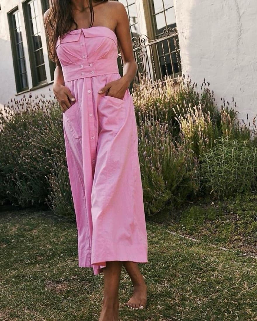 Free People Redone Shirtdress - Image 1
