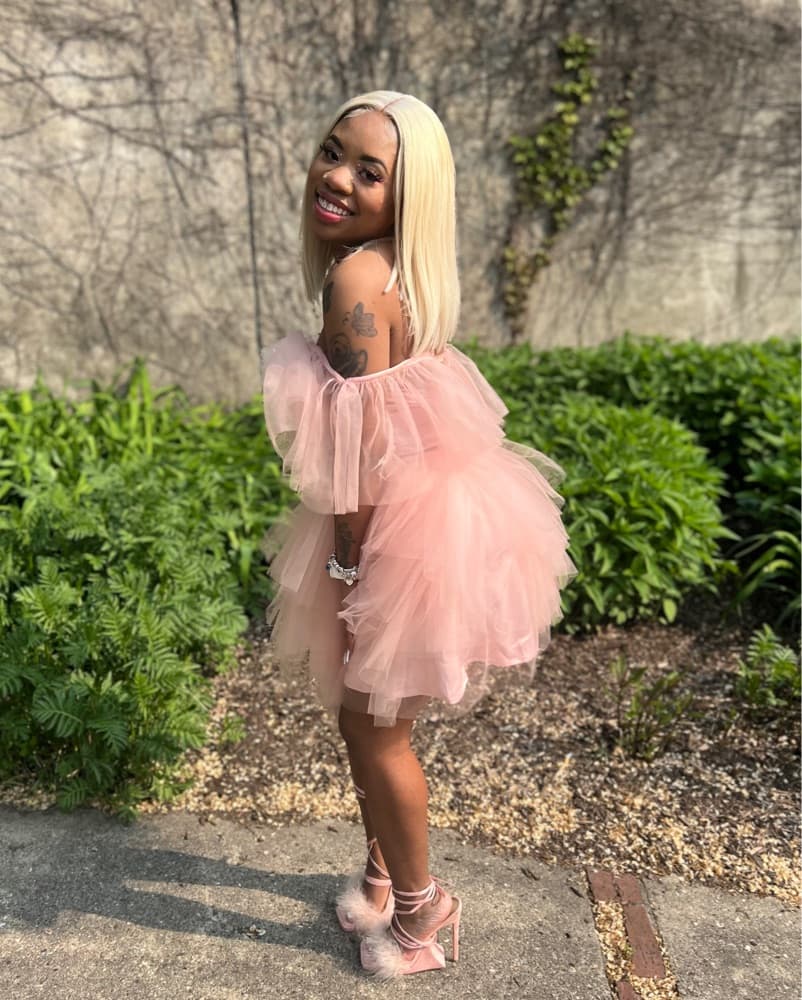 Dreamy Tulle Ruffle Midi Dress - Image 2