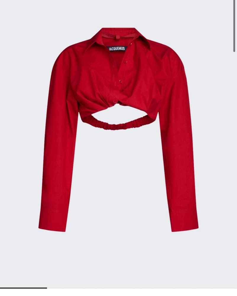 JACQUEMUS La Chemise Bahia Courte Shirt - Image 1