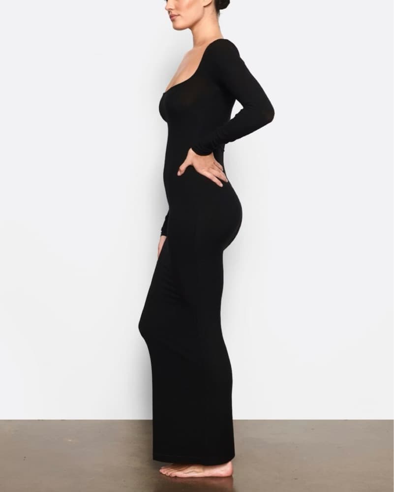 Skims Soft Lounge Long Sleeve Dress - Image 2