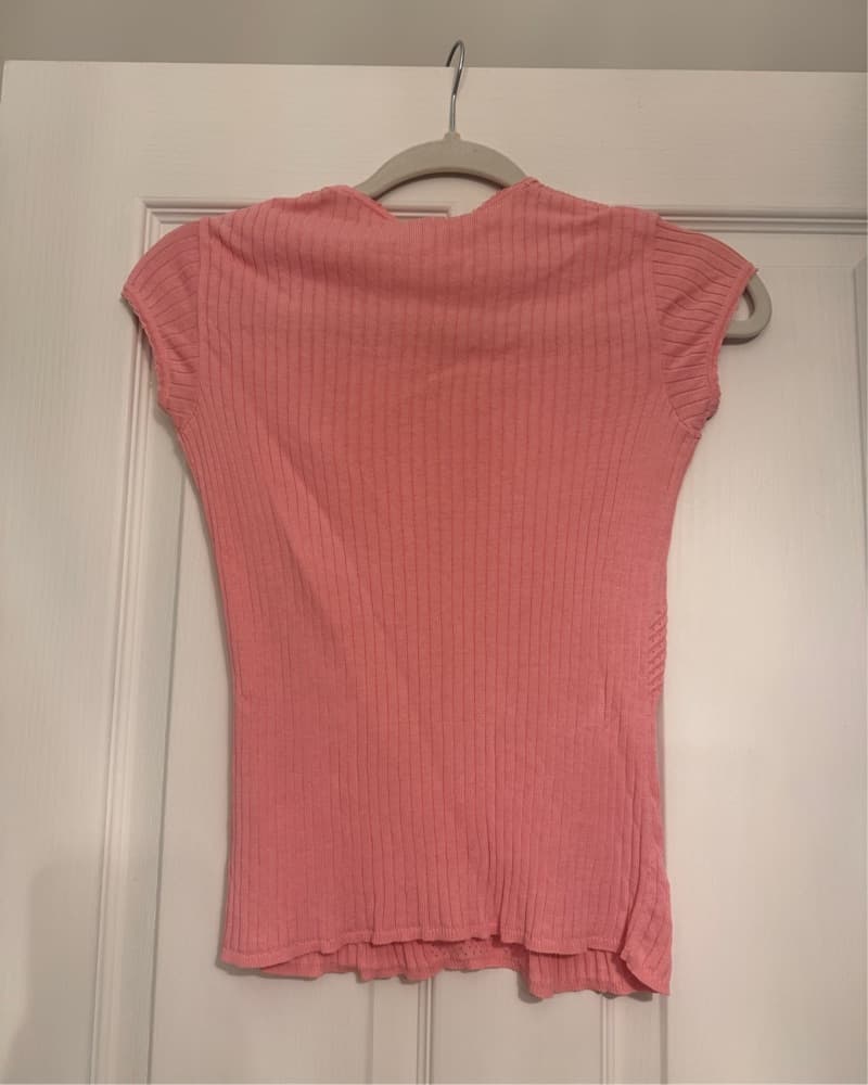Authentic Chanel Pink Knit Top  - Image 3