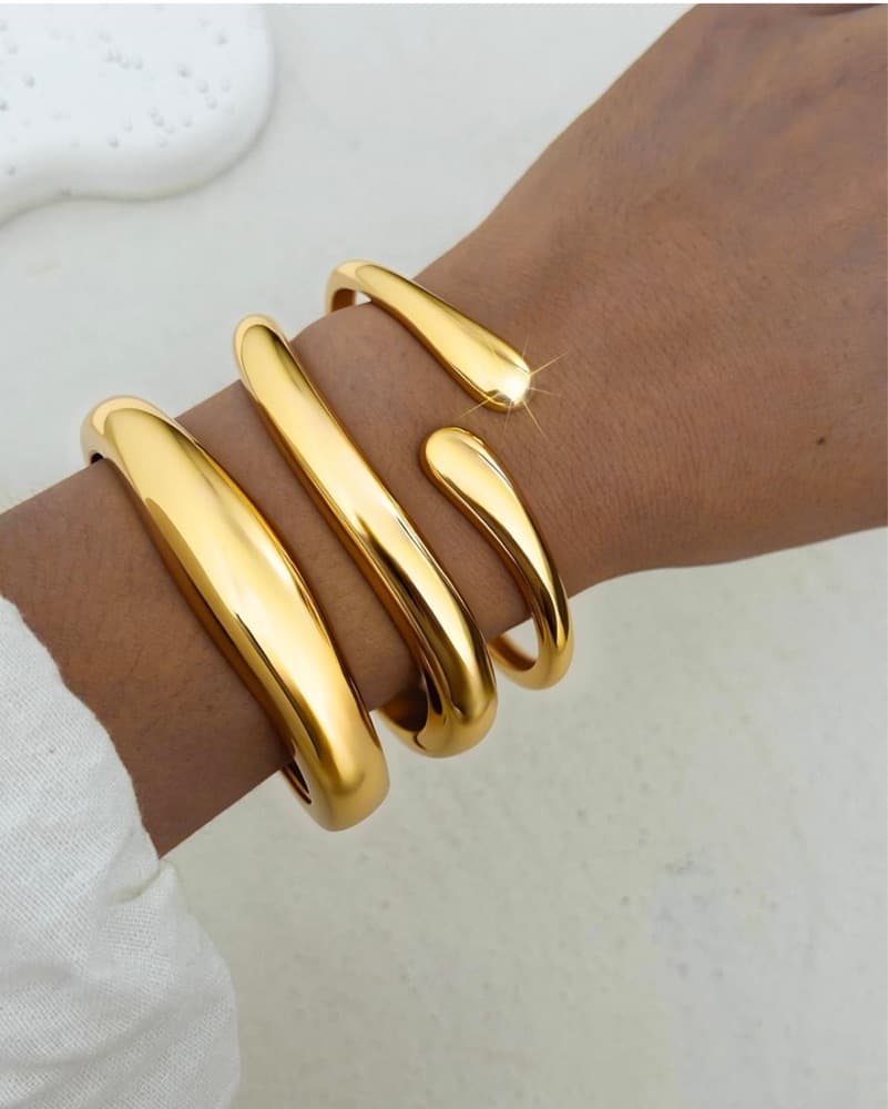 Gold Bangle Set  - Image 1