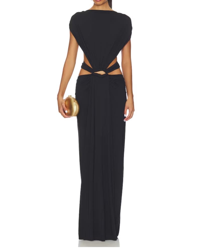  Black Maxi Dress - Image 1