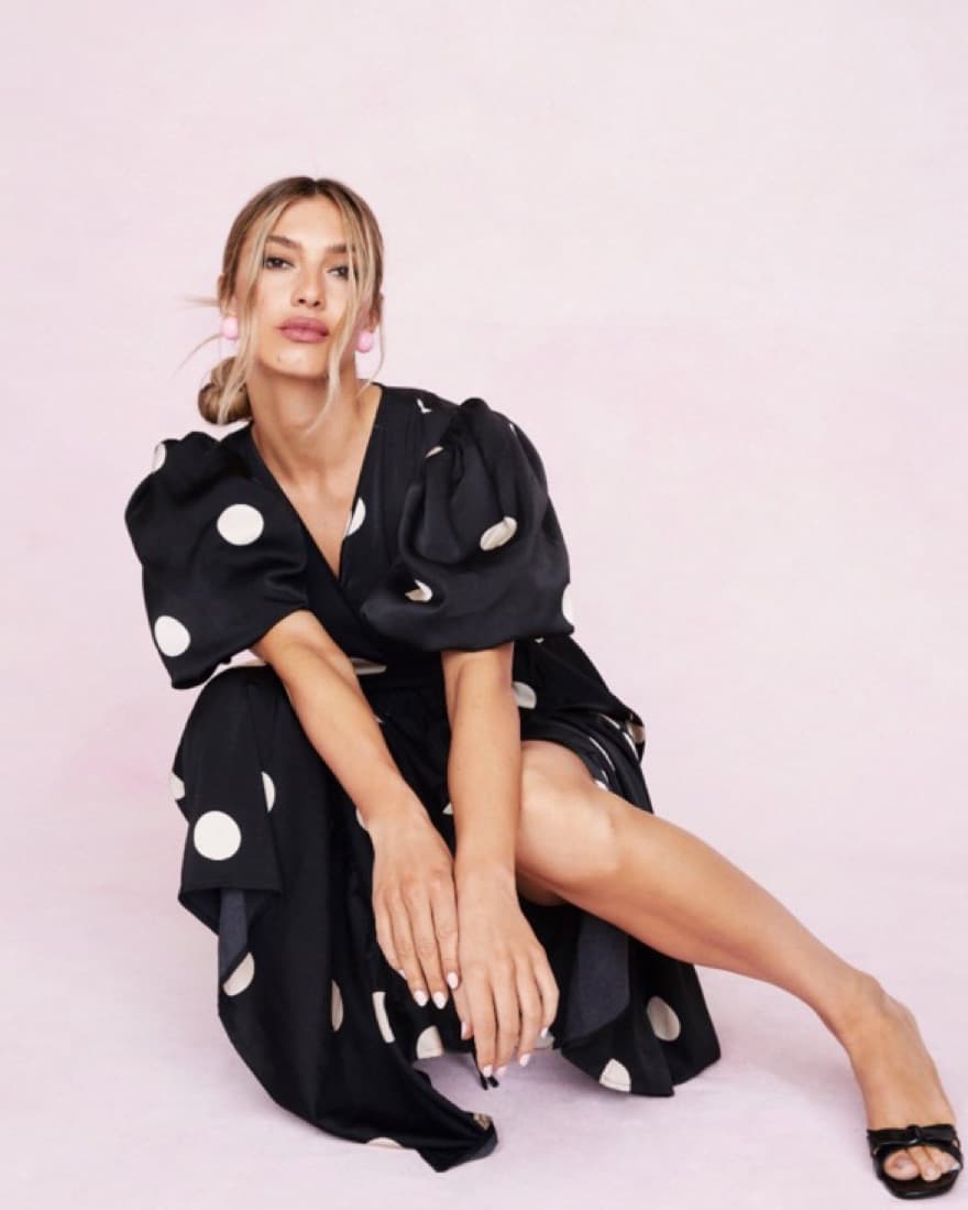 Nasty Gal Puff Sleeve Wrap Dress - Image 2