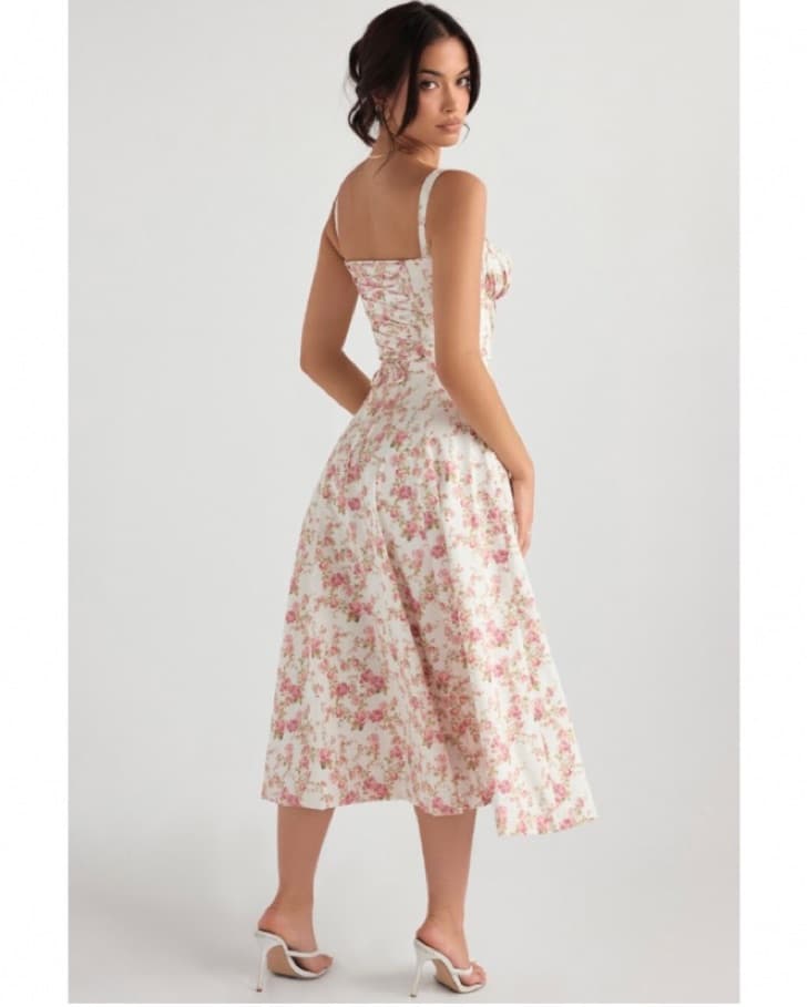 House Of CB Milkmaid Floral Corset Dress - Image 2