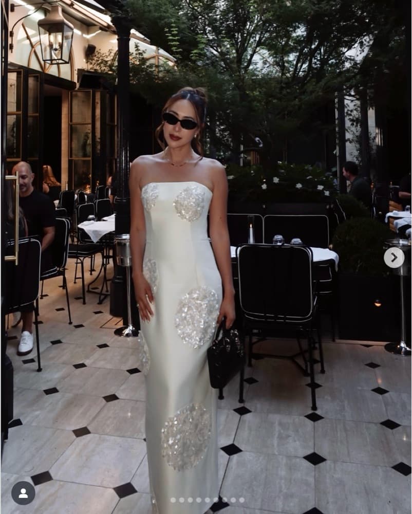 Leo Lin Rayna Embellished Dress |Engagement Party Dress, Engagement Photo Dress, Bridal Shower Dress - Image 2