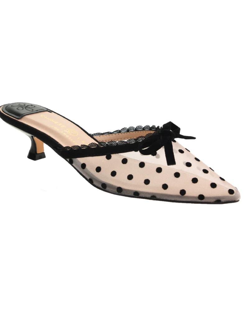 Polka Dot Kitten Heels  - Image 2