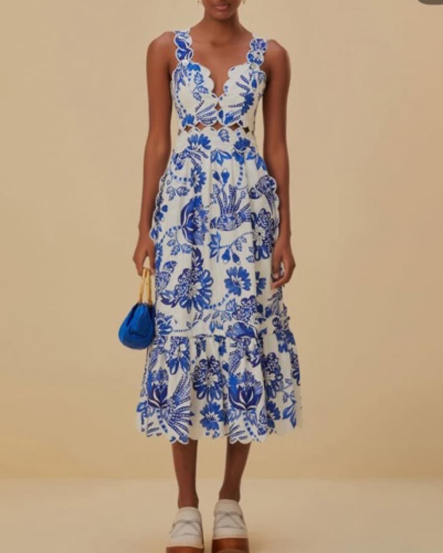 FARM RIO ACTIVE Flowerful Birds Dress - Image 1