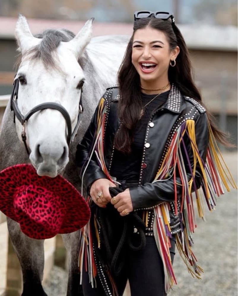 Dancassab Fringed Leather Jacket - Image 2