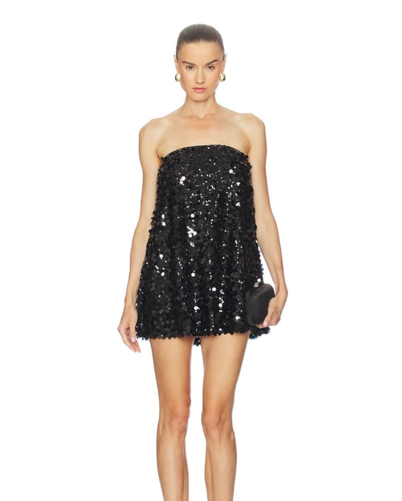 Revolve Fera Mini Dress in Black - Image 1
