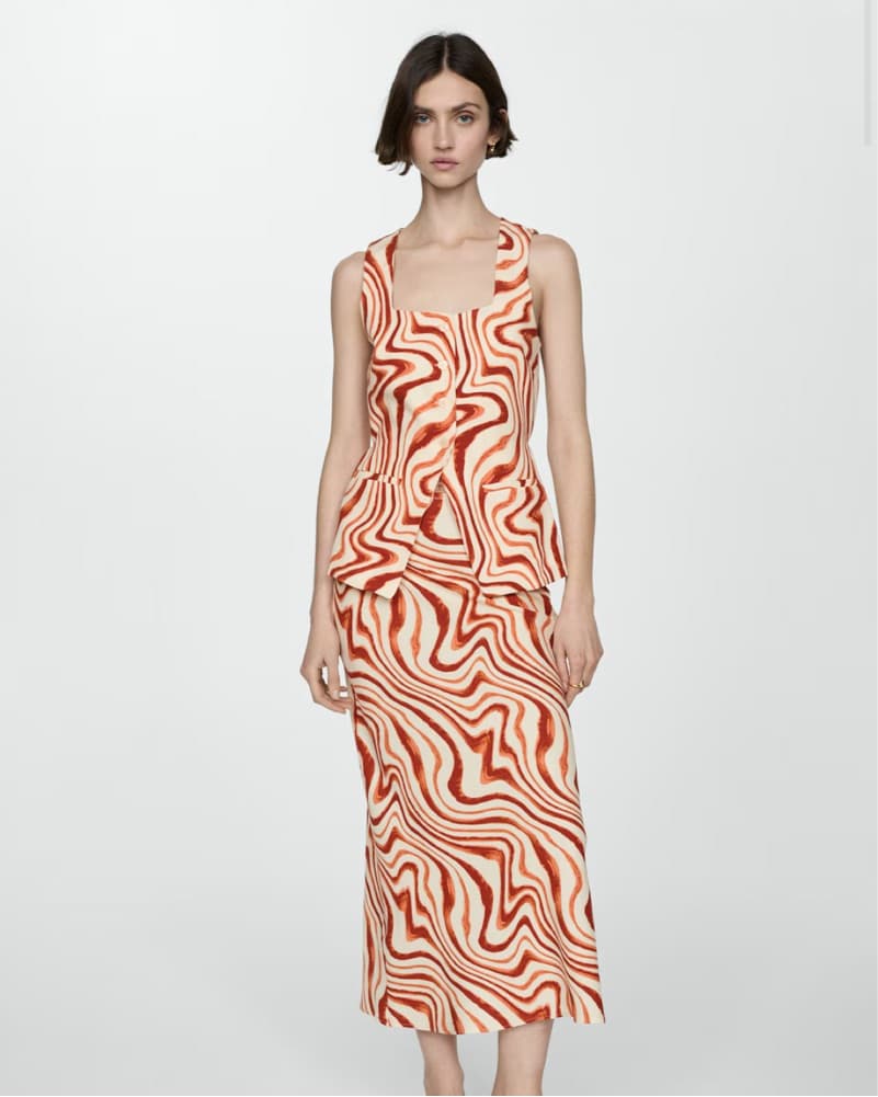 Mango Printed Two-Piece Set - Image 1