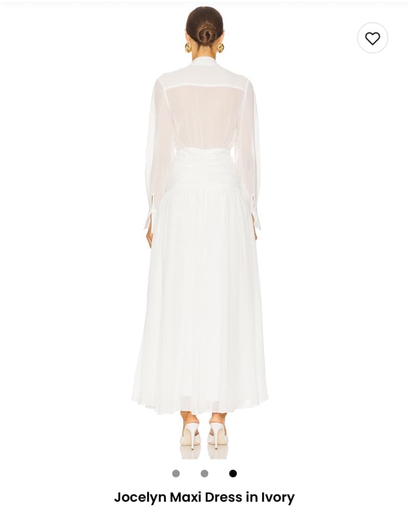 Jocelyn Maxi Dress In Ivory - Image 2